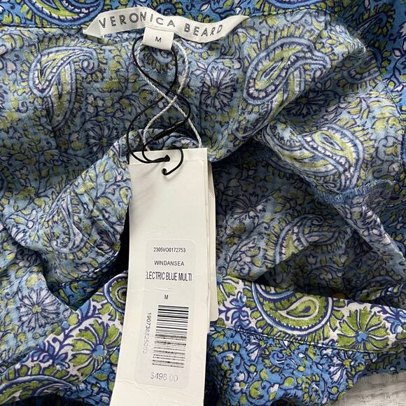 NWT Veronica Beard Windansea Paisley Maxi Dress Size Medium - Picture 6 of 6
